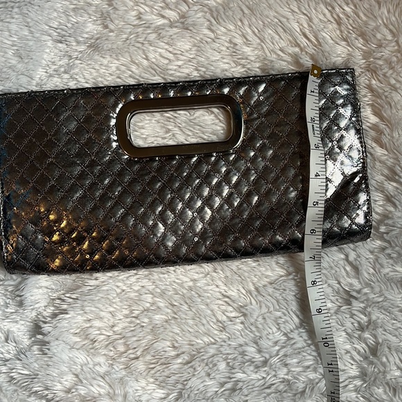 Vintage Silver Sequin Clutch - Picture 6 of 6